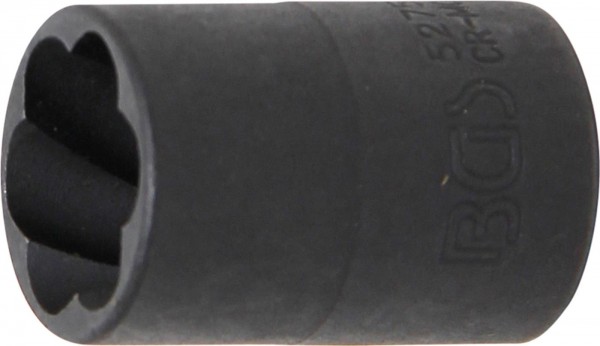 Spezial-Steckschlüsseleinsatz / Schraubenausdreher, 3/8", 15 mm