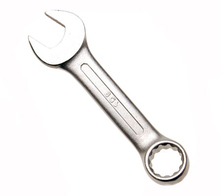 Maul-Ring-Schlüssel, extra kurz, 10mm bis 19mm