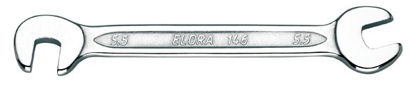 Doppelmaulschlüssel, klein, ELORA-146A-5/32"x5/32" - 5/8"x5/8"