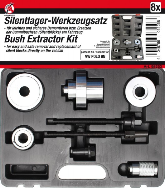 Silentlager-Werkzeugsatz, VW Polo 9N