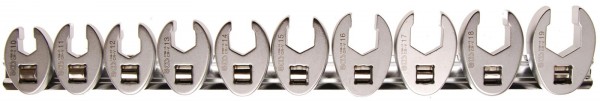 Hahnenfuß-Schlüsselsatz 3/8", 10-19 mm, 10-tlg.