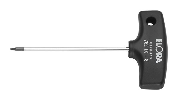 TORX®-Winkelschraubendreher mit Quergriff, ELORA-762TX-6 mm