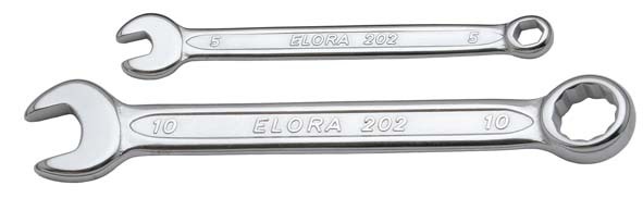 Ringmaulschlüssel, extra kurz, ELORA-202BA-6 - 0