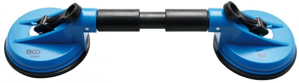 Gummi-Doppelsauger, Ø 120 mm, ABS, flexible Köpfe, Länge 390 mm