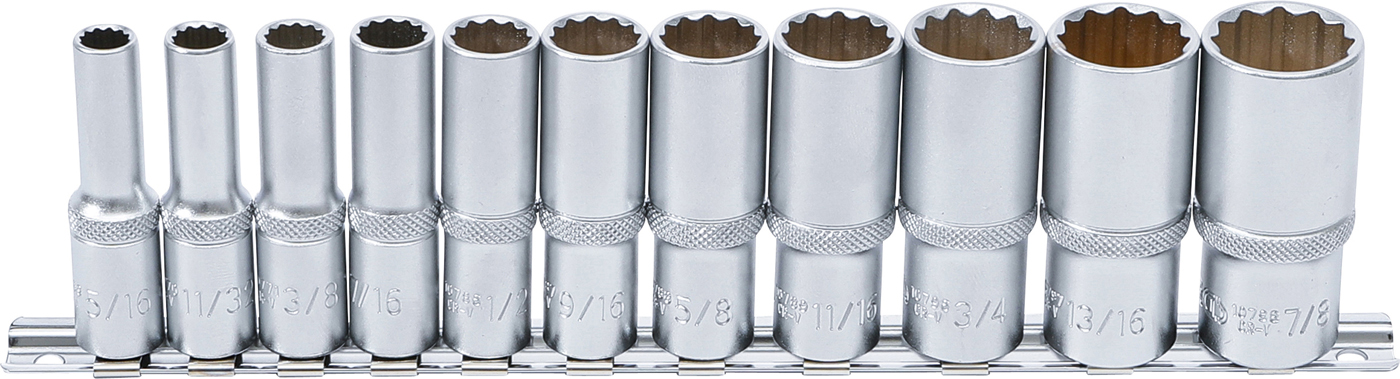 Bremsleitungsschlüssel-Set, 3-tlg., Chrom-Vanadium-Stahl, 8–13 mm
