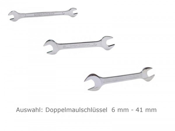 Auswahl: Doppelmaulschlüssel 6 mm - 41 mm