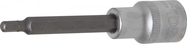 Bit-Einsatz 1/2", Innen-6-kant, 100 mm lang, 5 mm