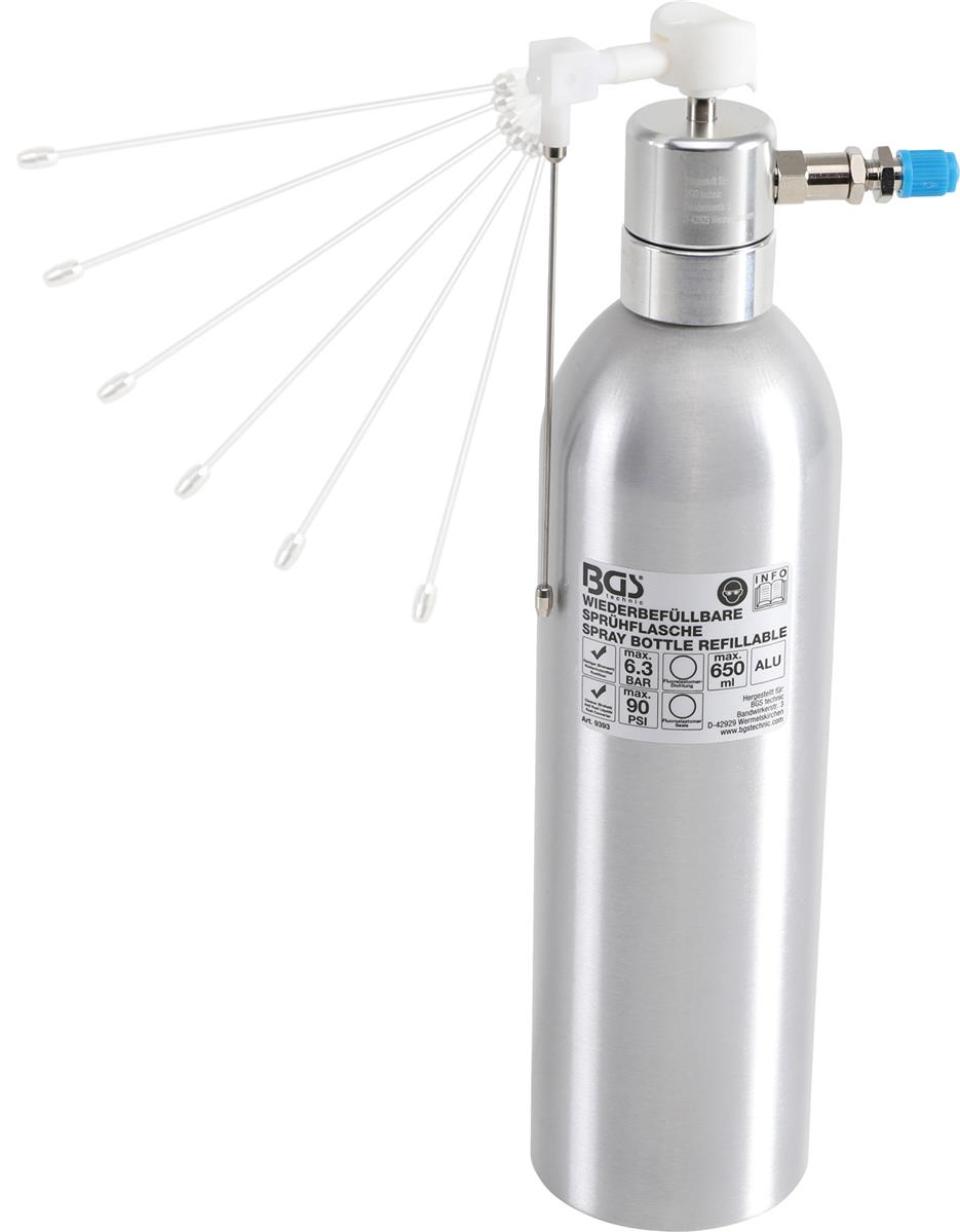 Wiederbefüllbare Druckluft Spraydose Sprühgerät Zerstäuber Sprühflasche  Lack
