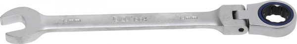 Ratschenring-Maulschlüssel, lose, abwinkelbar, 14 mm