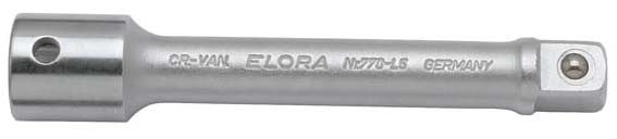 Ratschen-Verlängerung 1/2" ELORA-770 | Länge: 50 - 75 - 125 - 250 mm