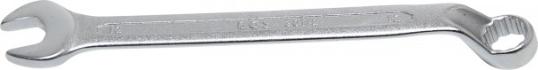 Maulringschlüssel, Ringseite gekröpft, 12 mm