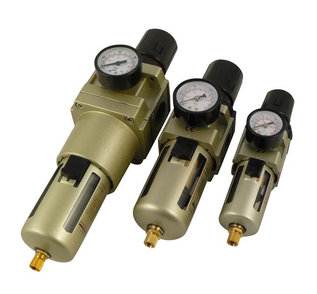 Kompressor Wasserabscheider Druckminderer Wartungseinheit Ölabscheider 1/4" NEU_ 