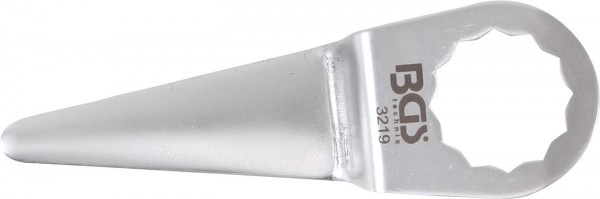 Schneidmesser für Druckluftausglaser gerade 52x1 mm