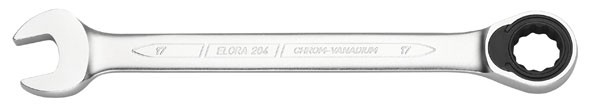 Maulschlüssel mit Ringratsche, ELORA 204-9 mm