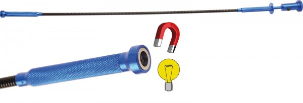 Krallengreifer-Magnetheber-Leuchten Kombiwerkzeug