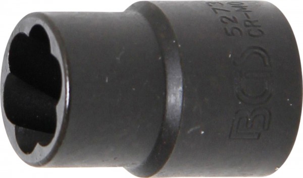 Spezial-Steckschlüsseleinsatz / Schraubenausdreher, 3/8", 13 mm