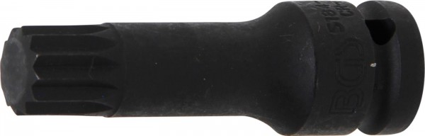 Kraft-Bit-Einsatz 1/2", Innenvielzahn, M18x78 mm