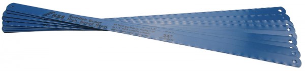 Metallsägeblätter, 13 mm breit, 300 mm lang, HSS flexibel, 10er Pack