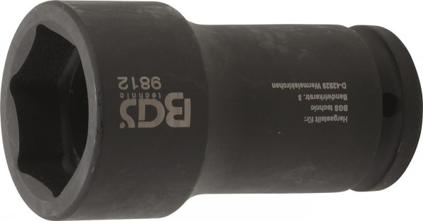 Kraft-Steckschlüssel-Einsatz Sechskant, tief | 20 mm (3/4") 38 - 41 mm