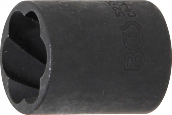 Spezial-Steckschlüsseleinsatz / Schraubenausdreher , 3/8", 19 mm
